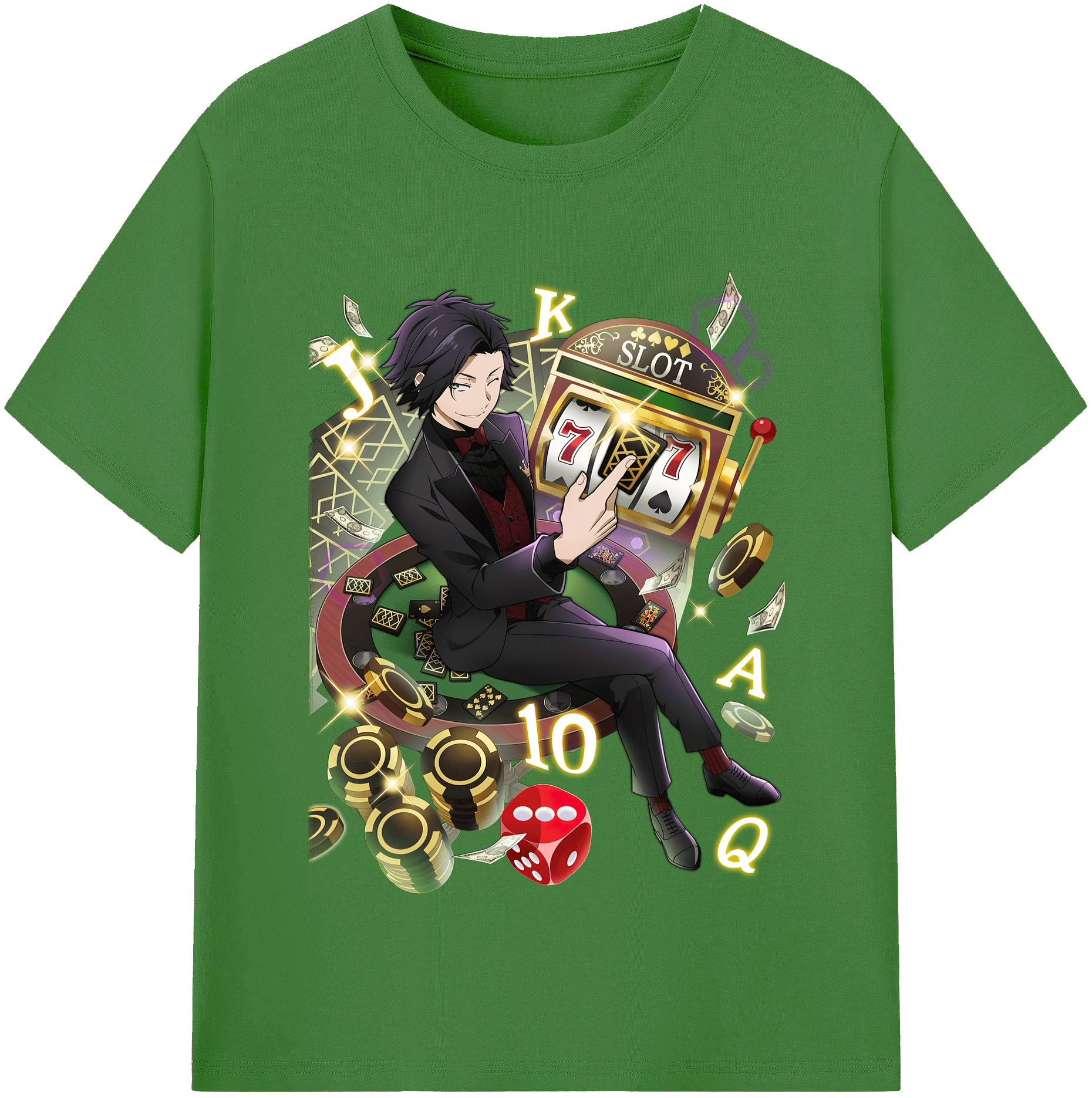 （画像用） 文豪ストレイドッグス Bungo Stray Dogs レディースカジュアルプリントTシャツ（綿100％）